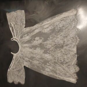 Lace see through top